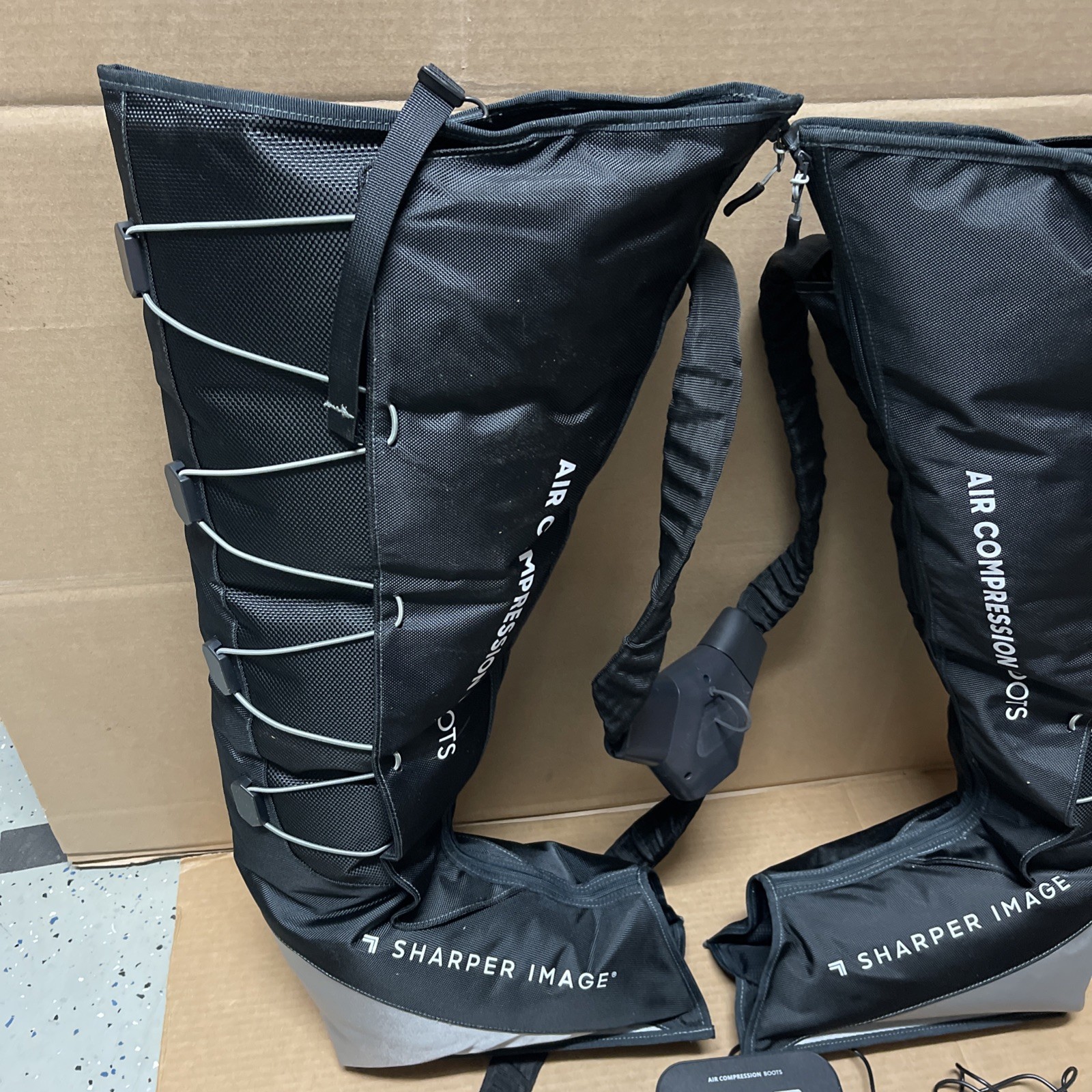 Sharper Image Small Medium Targeted Air Compression Boots 5 Levels 25″ – 31″