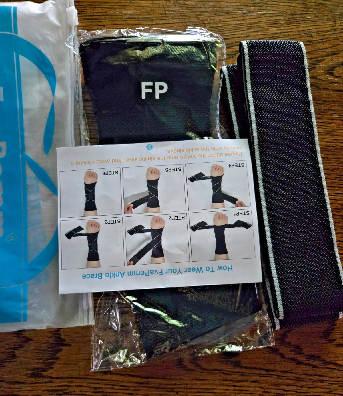 FvaPemm Copper Ankle Brace, Medium
