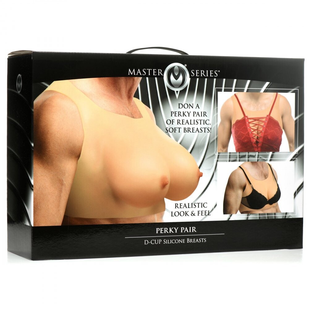 Master Series Prosthetic Silicone Breast Male Female Enhancement Size D Cup