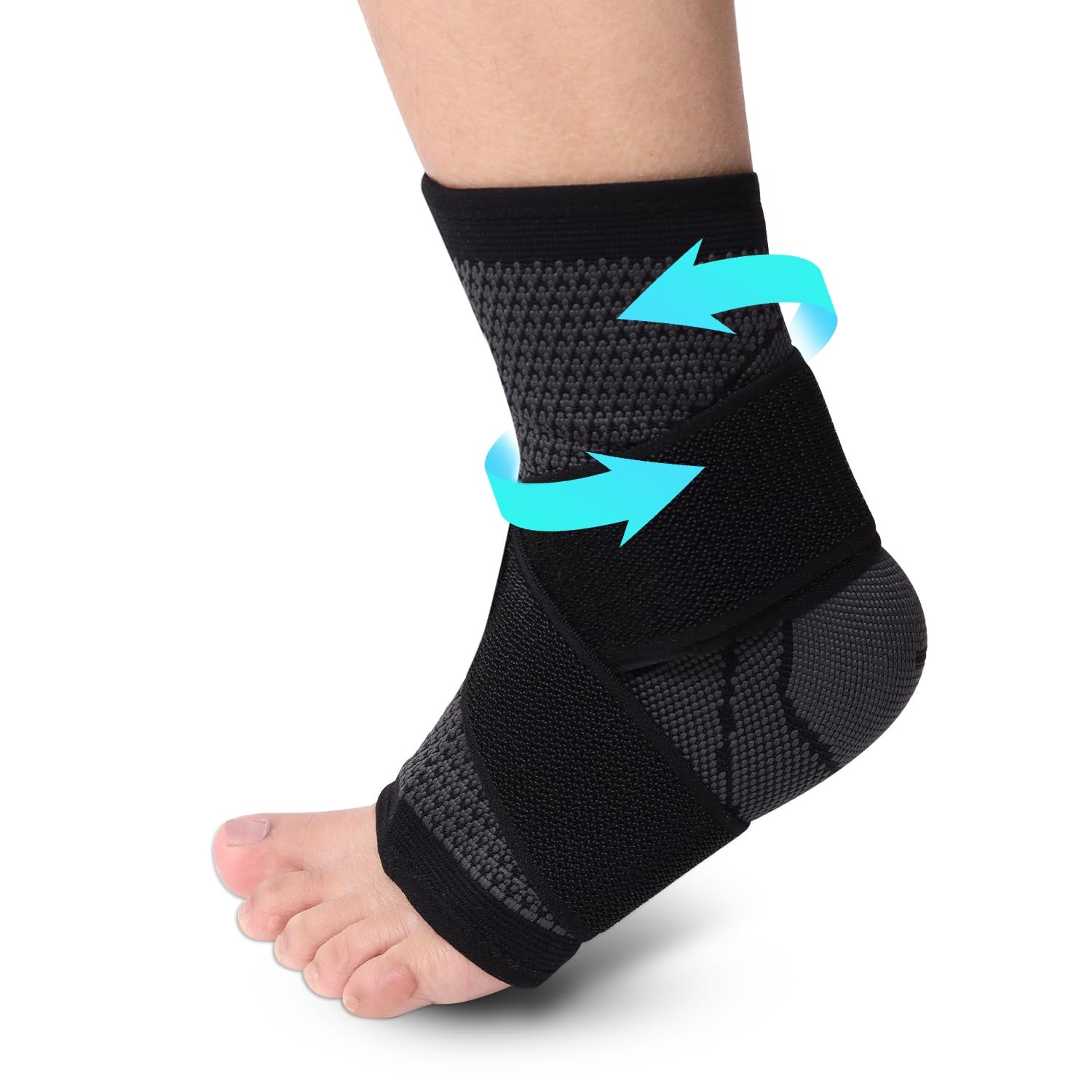 Consss Ankle Brace, Achilles & Plantar Fasciitis Relief Compression One Size