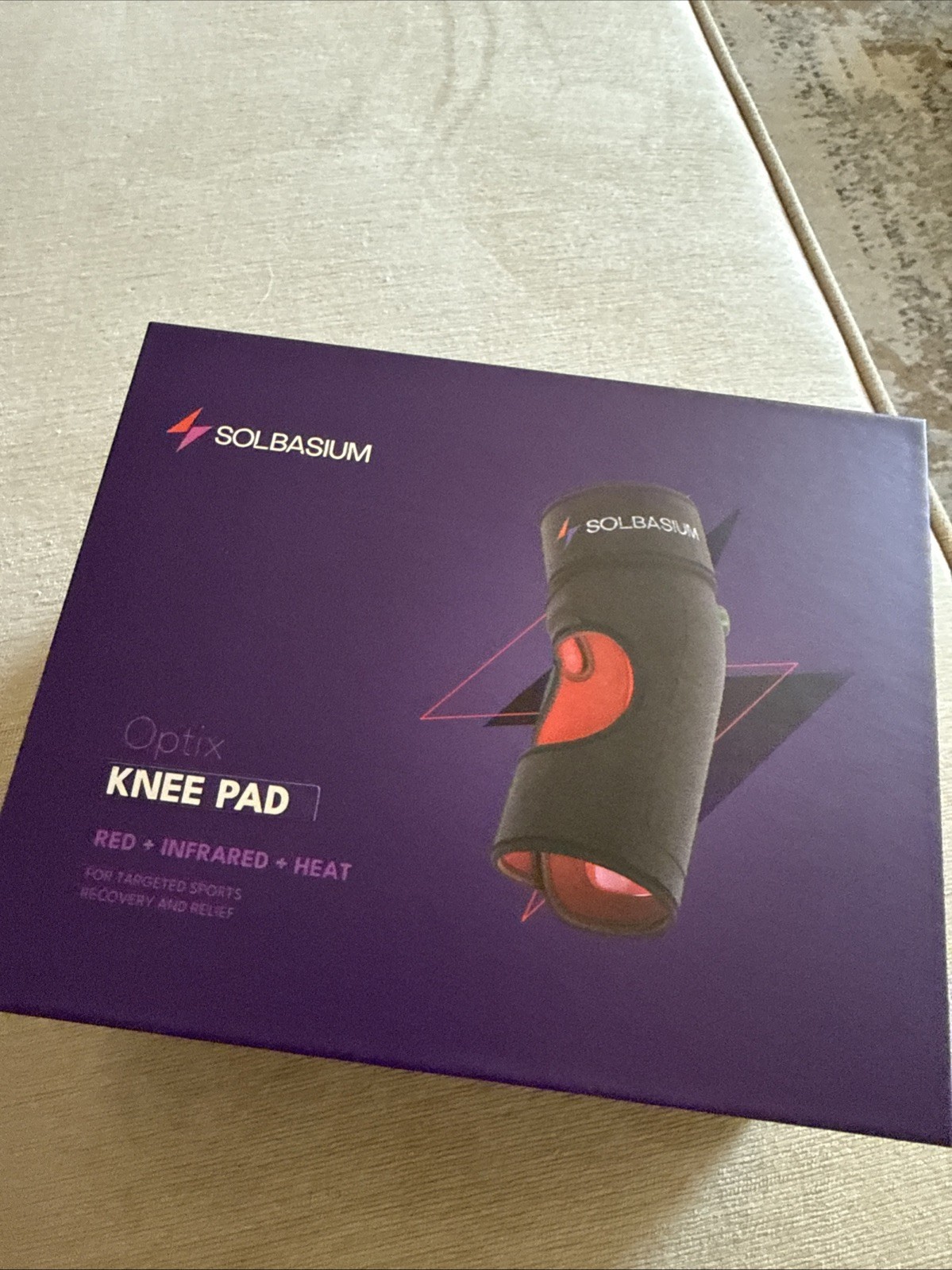 SOLBASIUM OPTIX KNEE PAD Red + Infrared + Heat NIB Authentic