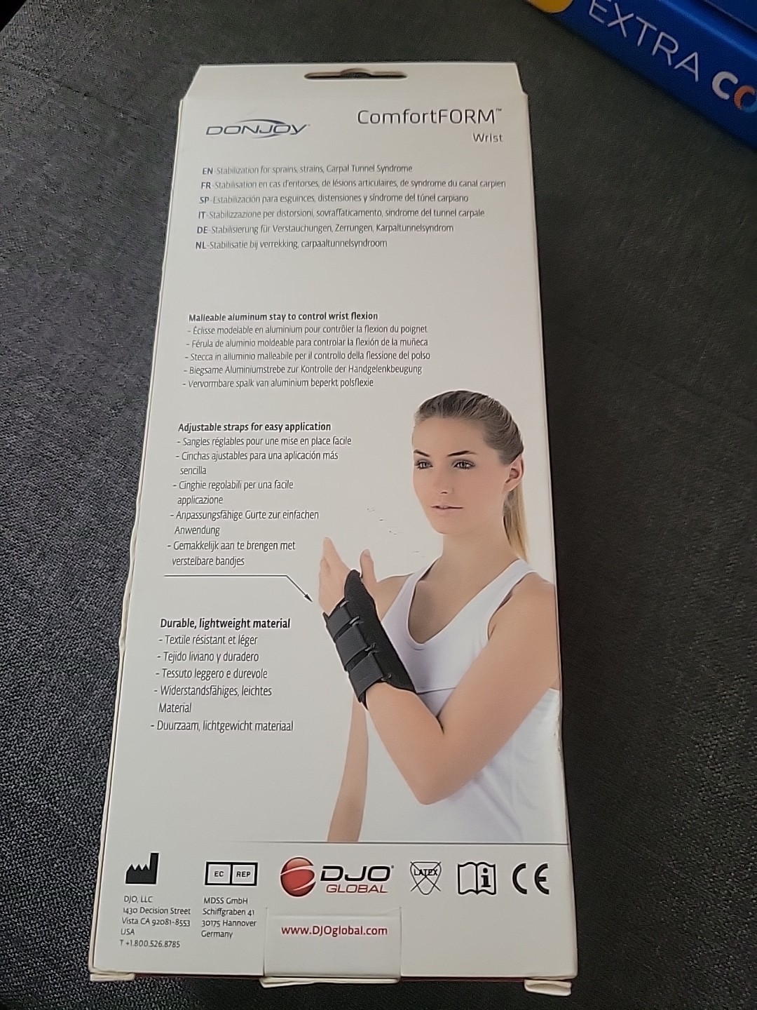 DonJoy COMFORTFORM WRIST 97833-Small Right