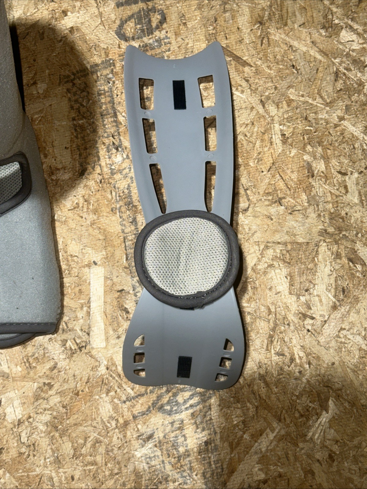 Breg Genesis Mid-Calf Full Shell Walker-Medium-Gray-Air Pump Support-EUC