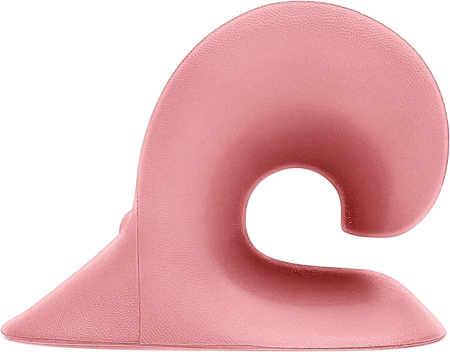Portable Memory Foam Neck and Shoulder Stretcher – Pink Cervical Support Device