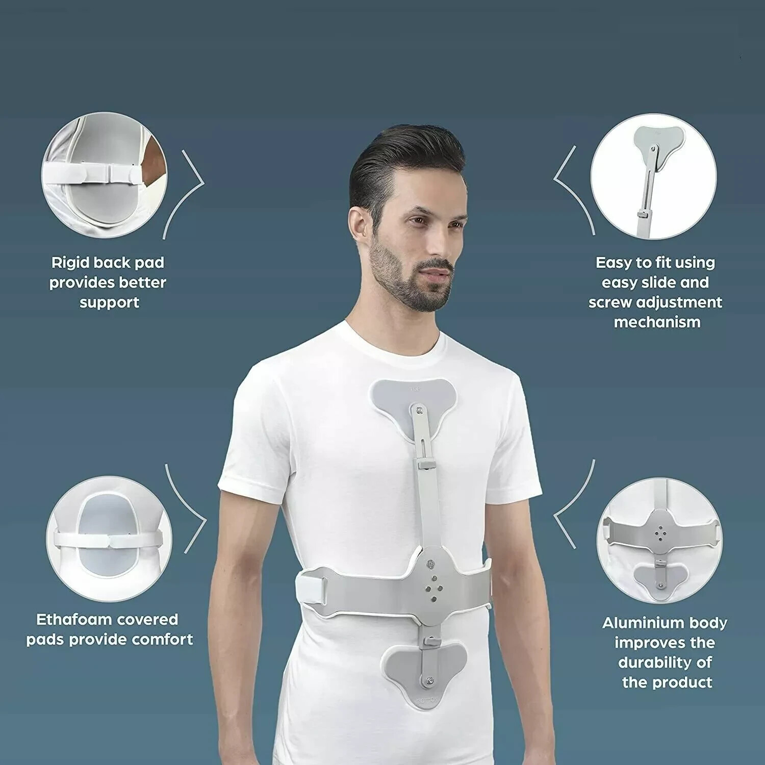 Ash Brace (Hyper Extension Brace) (Long(Above 5’6″Feet) it also can be shaped
