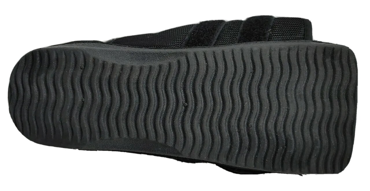 ProCare Squared Toe Post Operation Shoe Black Size Medium