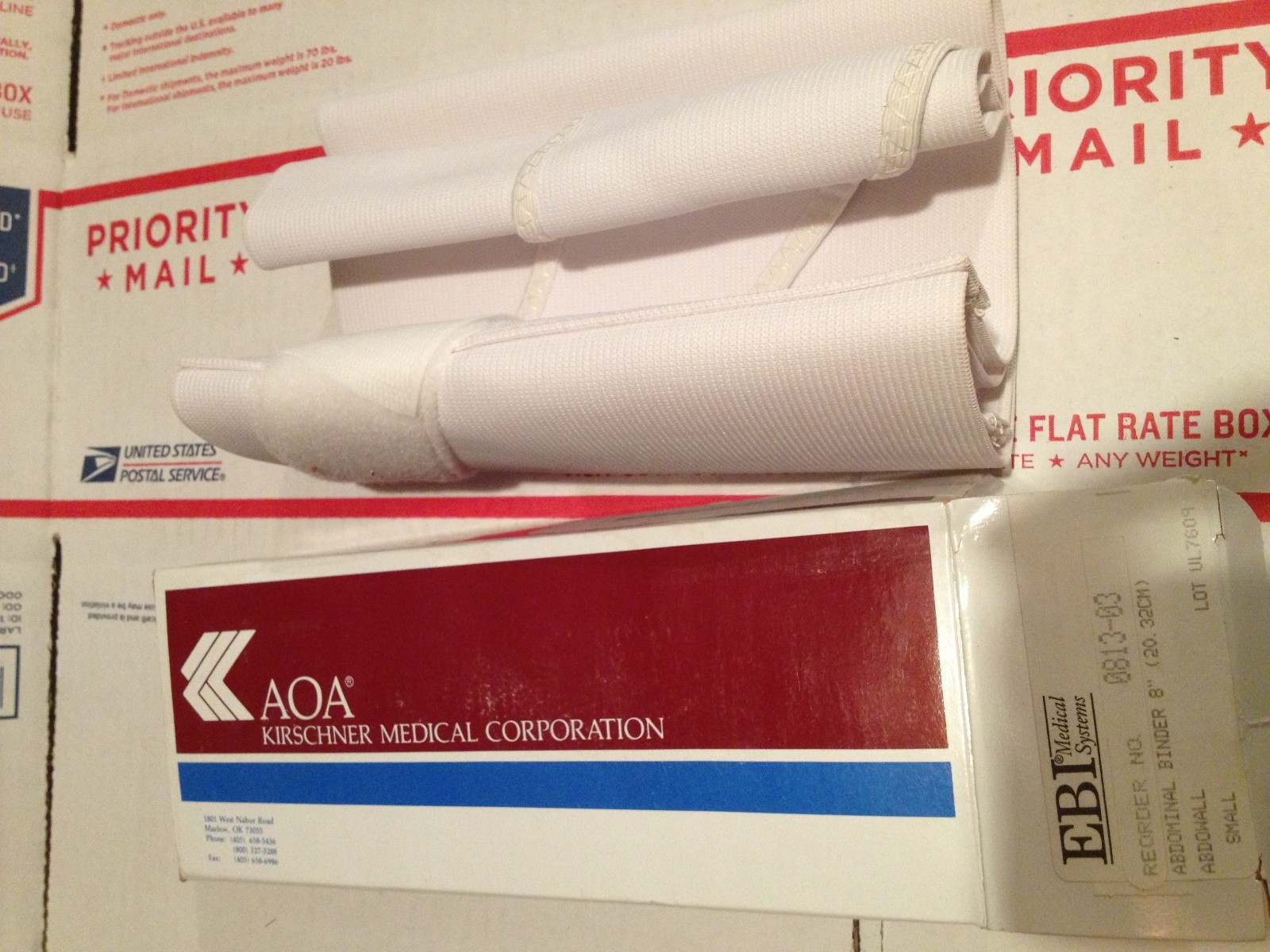 Abdominal Binder 8″ SMALL – EBI item # 0813-03