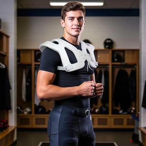 Football Shoulder Injury Pad Youth Adult Rotator Cuff Support Foam Adjustable