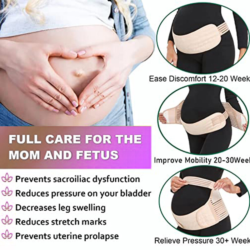 PREGNANCY MATERNITY BELT LUMBAR BACK SUPPORT BAND WAIST BELLY BUMP BRACE STRAP