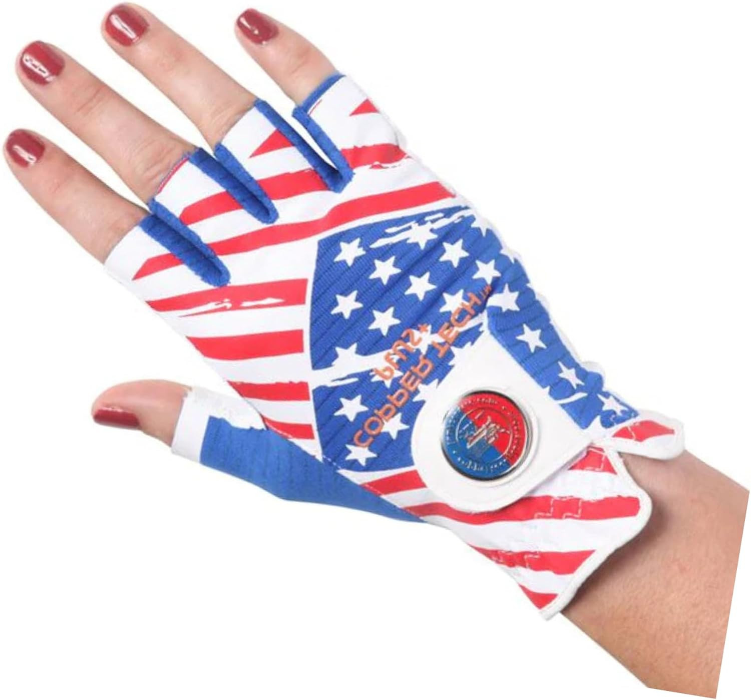 Half Golf Glove for Men – Copper Infused Arthritis Relief, Compression Fit, Non-