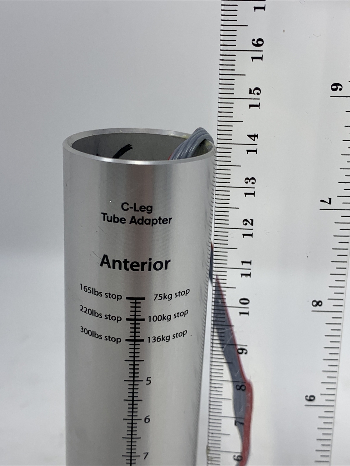 ottobock otto bock c-leg tube adapter. prosthetic pylon. c-leg pylon