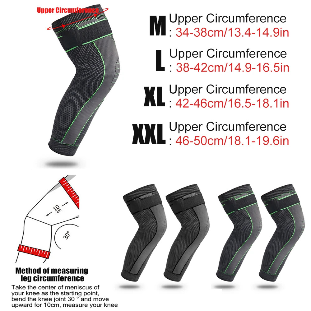 Leg Support Brace Calf Compression Sleeve Socks with Strap Sport Pain Relief US