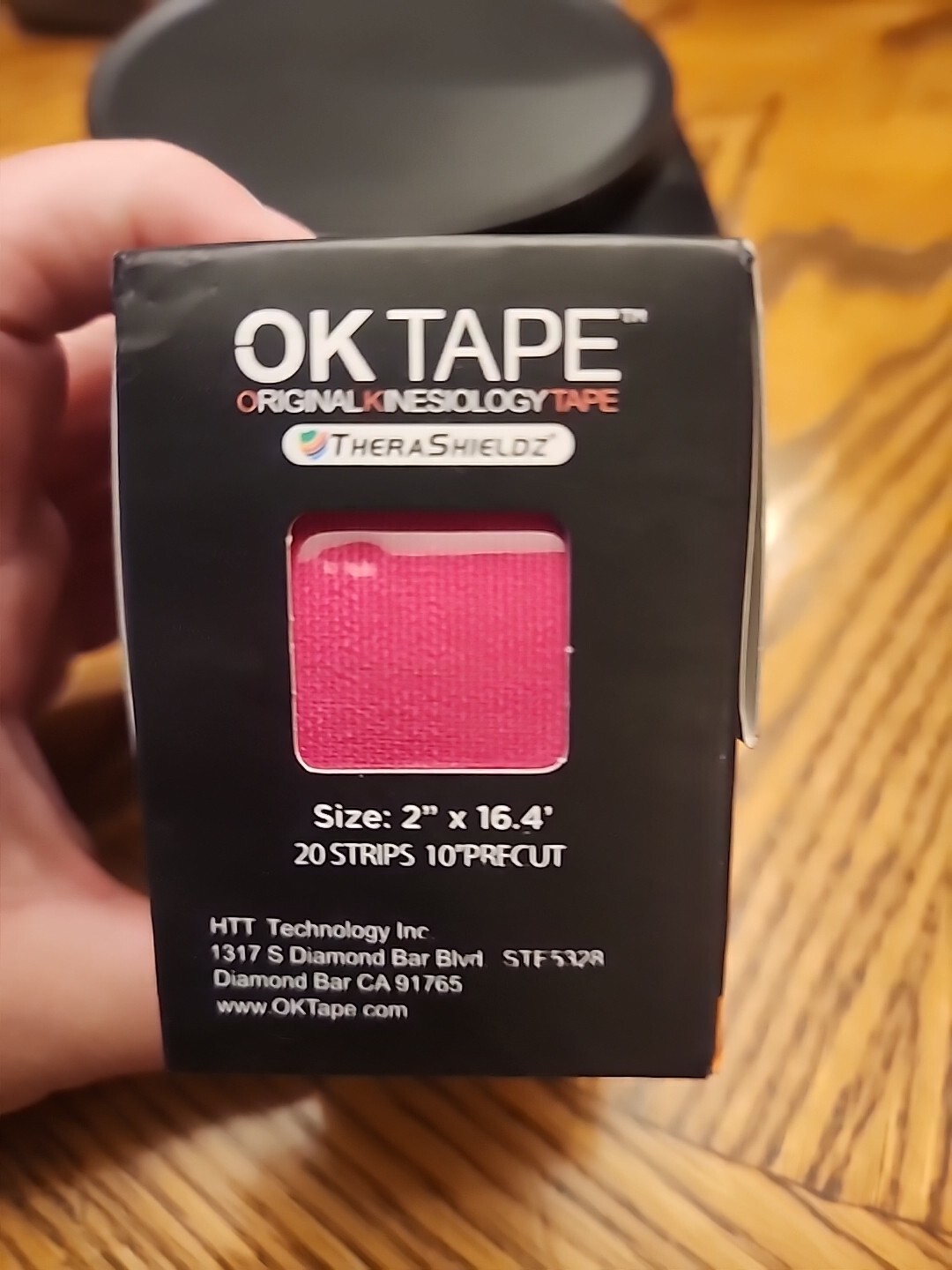 Ok Tape Roll Cotton Kinesiology Therapeutic Elastic Sport Precut 20 Strips 16 ft