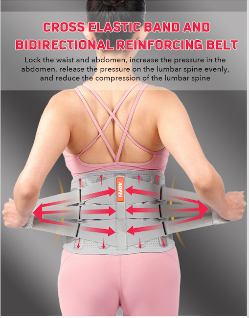 Adjustable Straps Breathable Sports Working Band Medical Pain Relief Lower Back