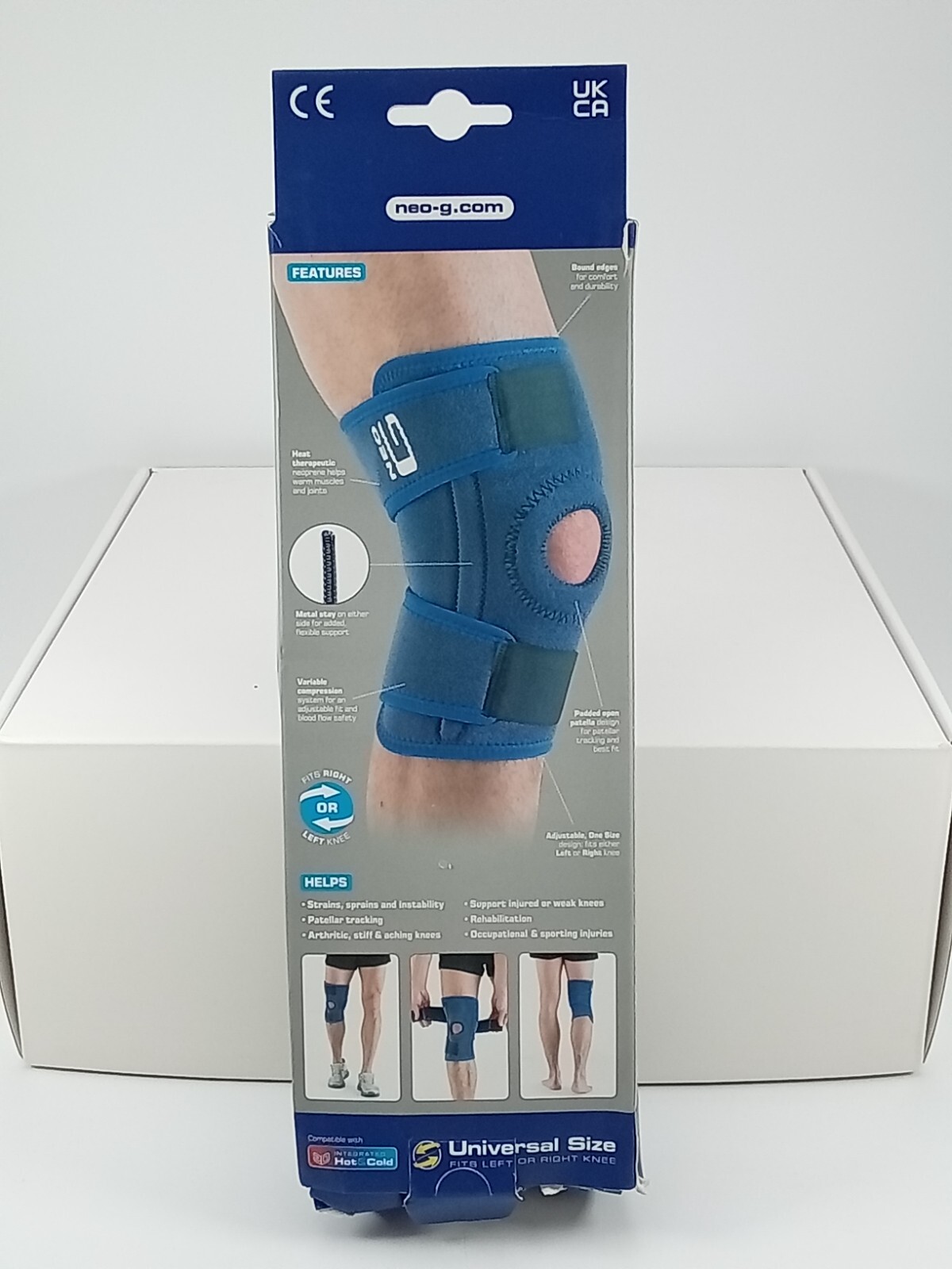 Open Knee Brace – Knee Support for Patella Injuries, Joint Pain, Miniscus Tea…