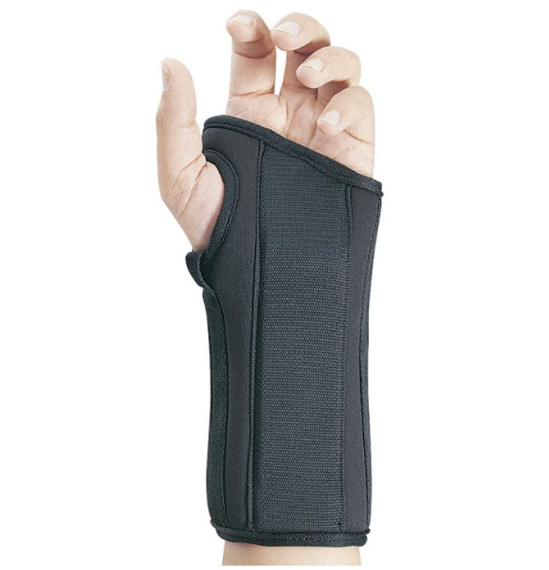 FLA Orthopedics ProLite Stabilizing LEFT Wrist Brace Splint – X-Large – Black