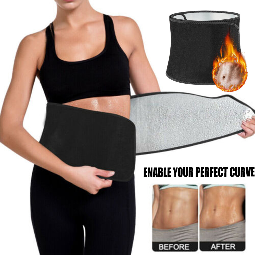 Exercise Wrap Belt Burn Fat Sweat Weight Loss Sport Body Shaper Waist Trimmer