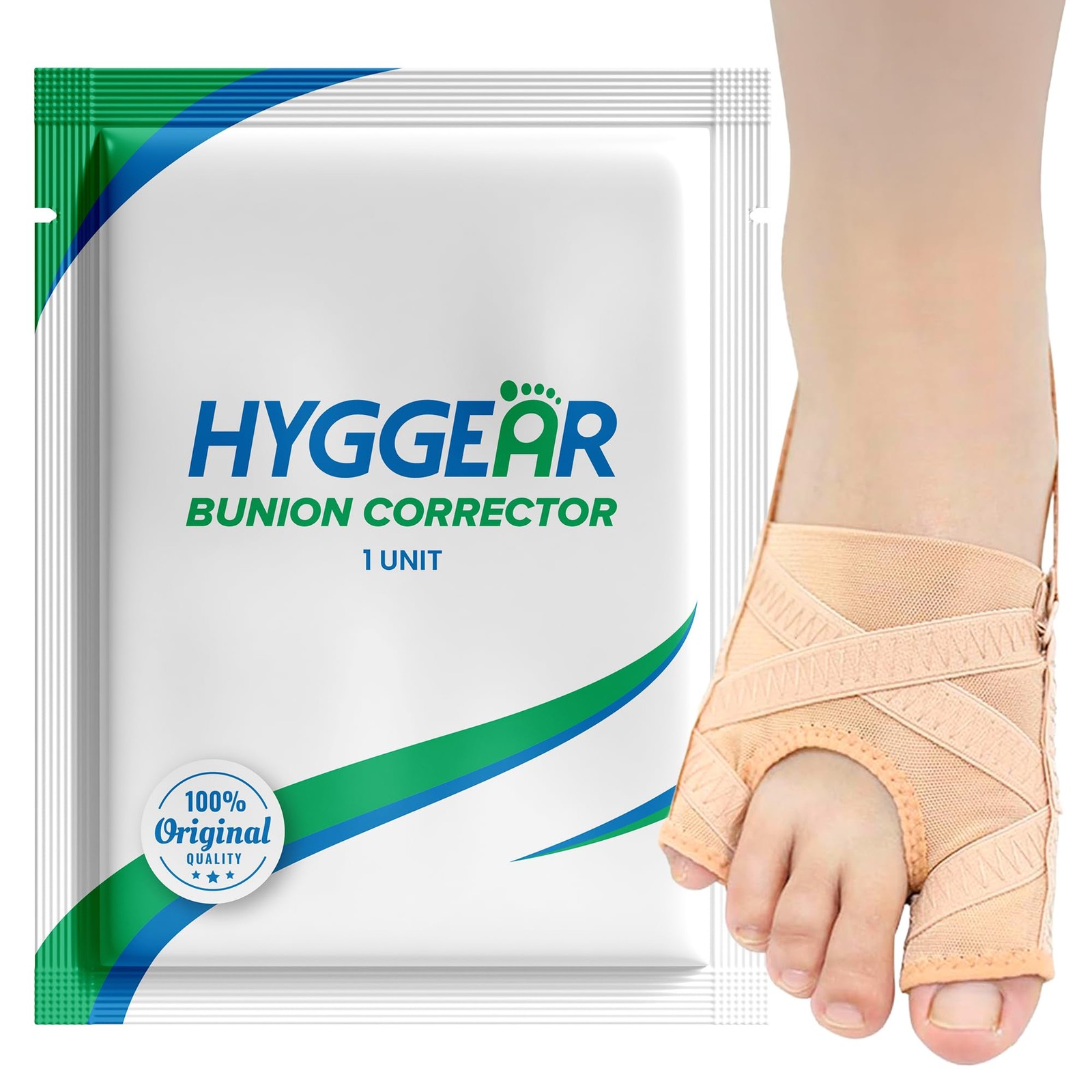 Hyggear Bunion Corrector Women And Men, Breathable Big Toe Straightener