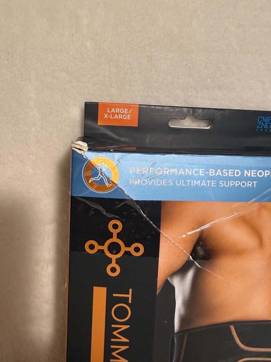 Tommie Copper Sport Comfort Back Brace L/XL Support Wrap