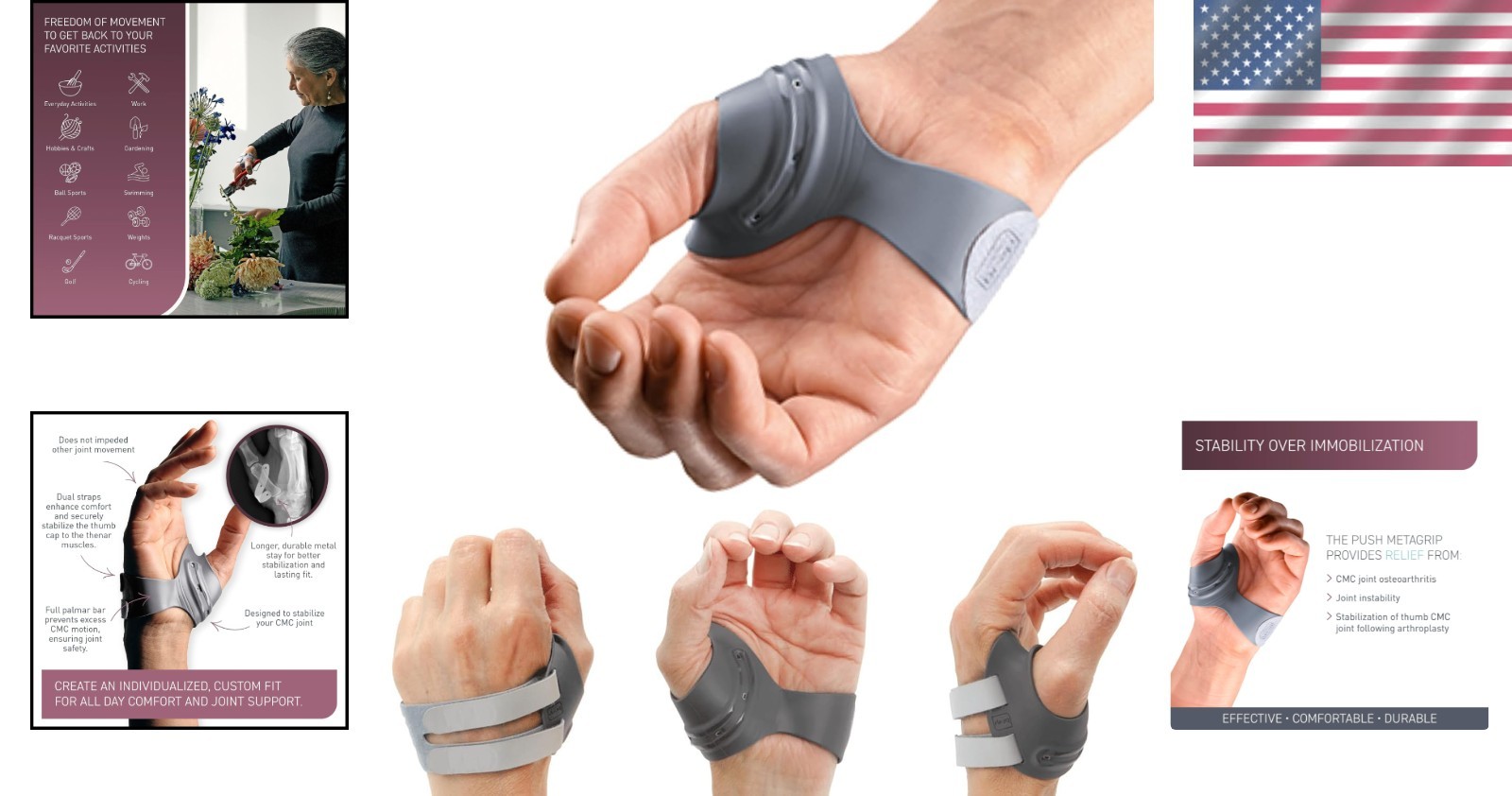 CMC Joint Thumb Stabilizer – Adjustable & Comfortable