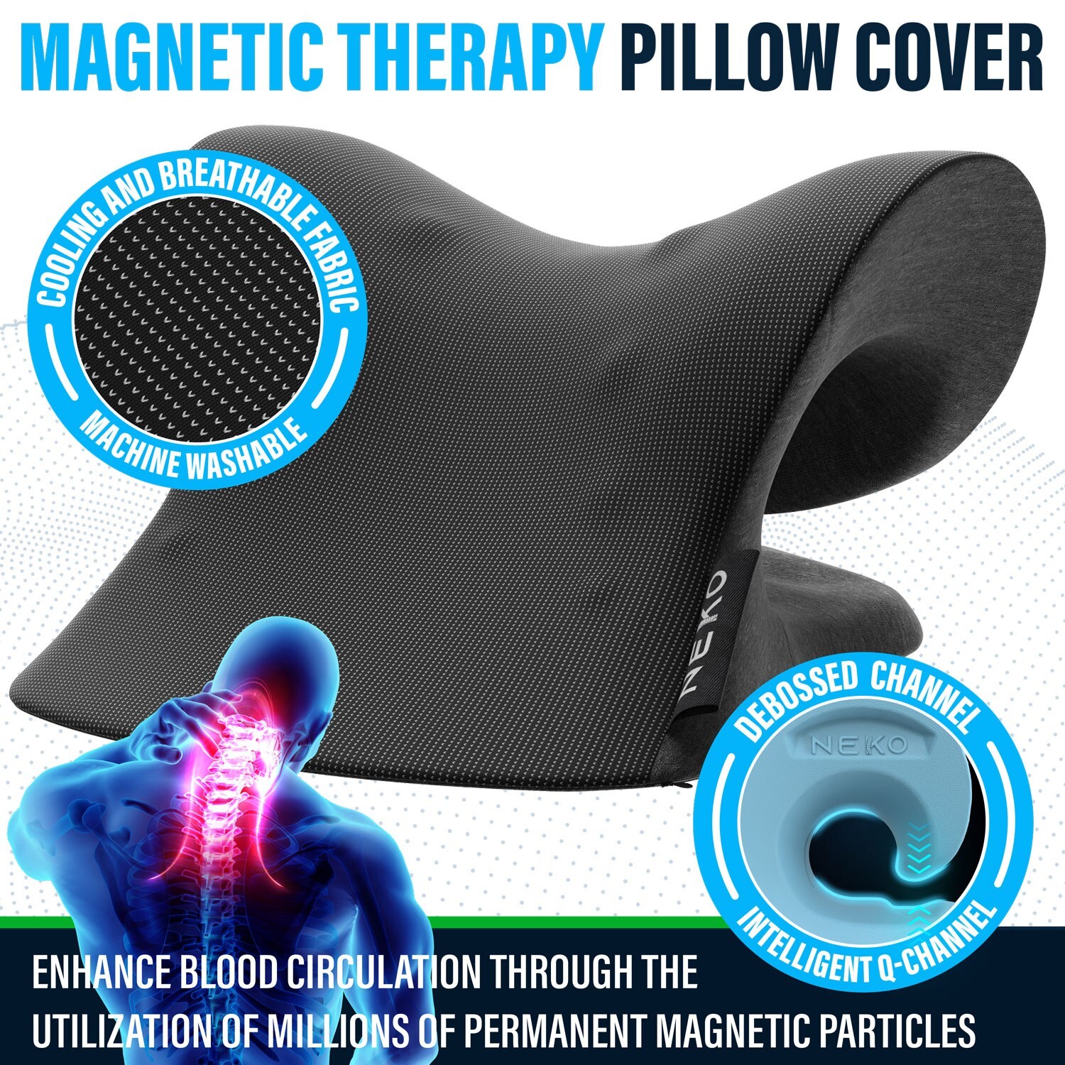Neck Stretcher | Chiropractic Back & Shoulder Relaxer, Cervical Traction Device
