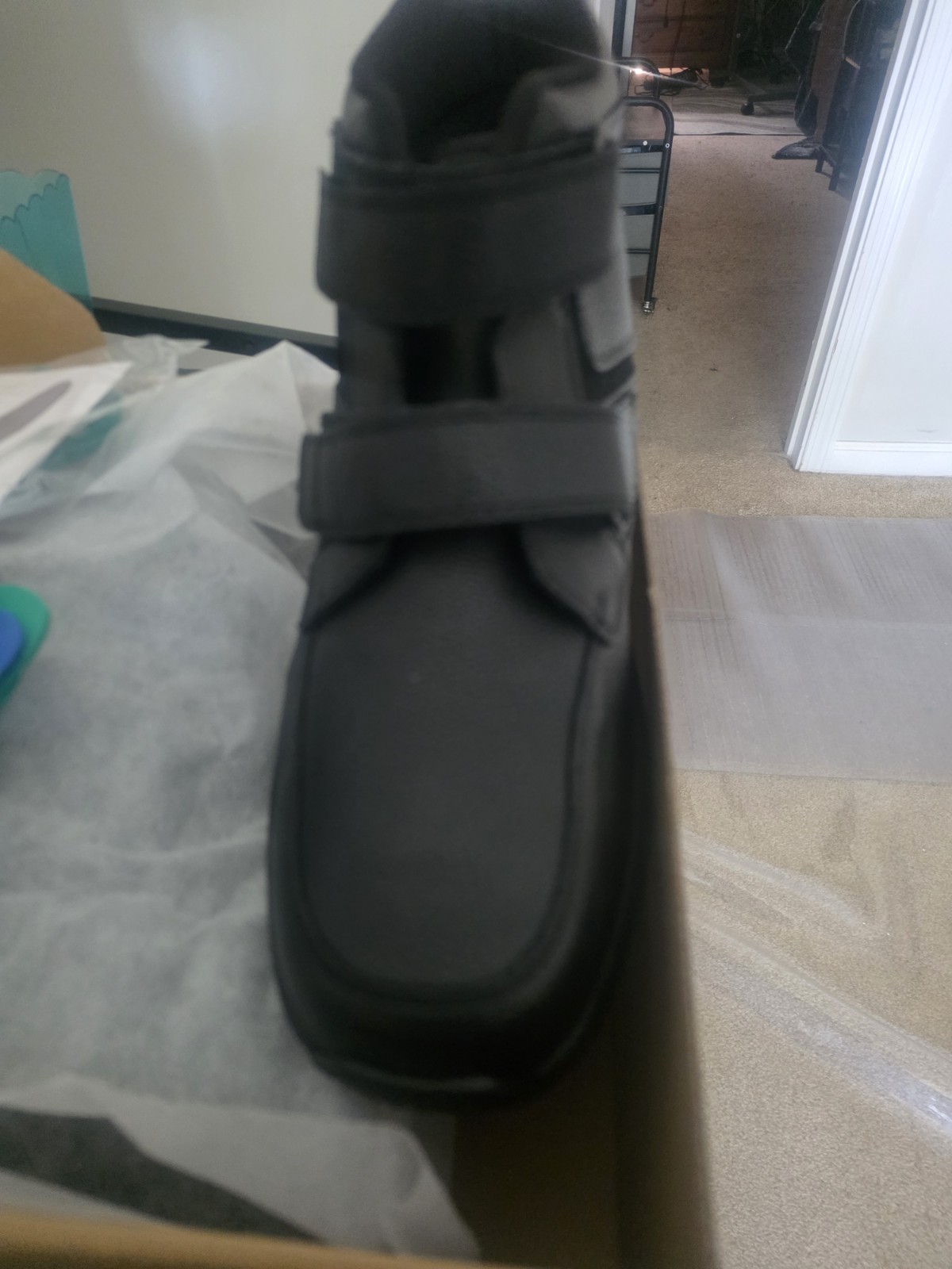 Orthofeet Black Orthopedic Boot Arch Support w/ Arch Booster Spacers Size 12