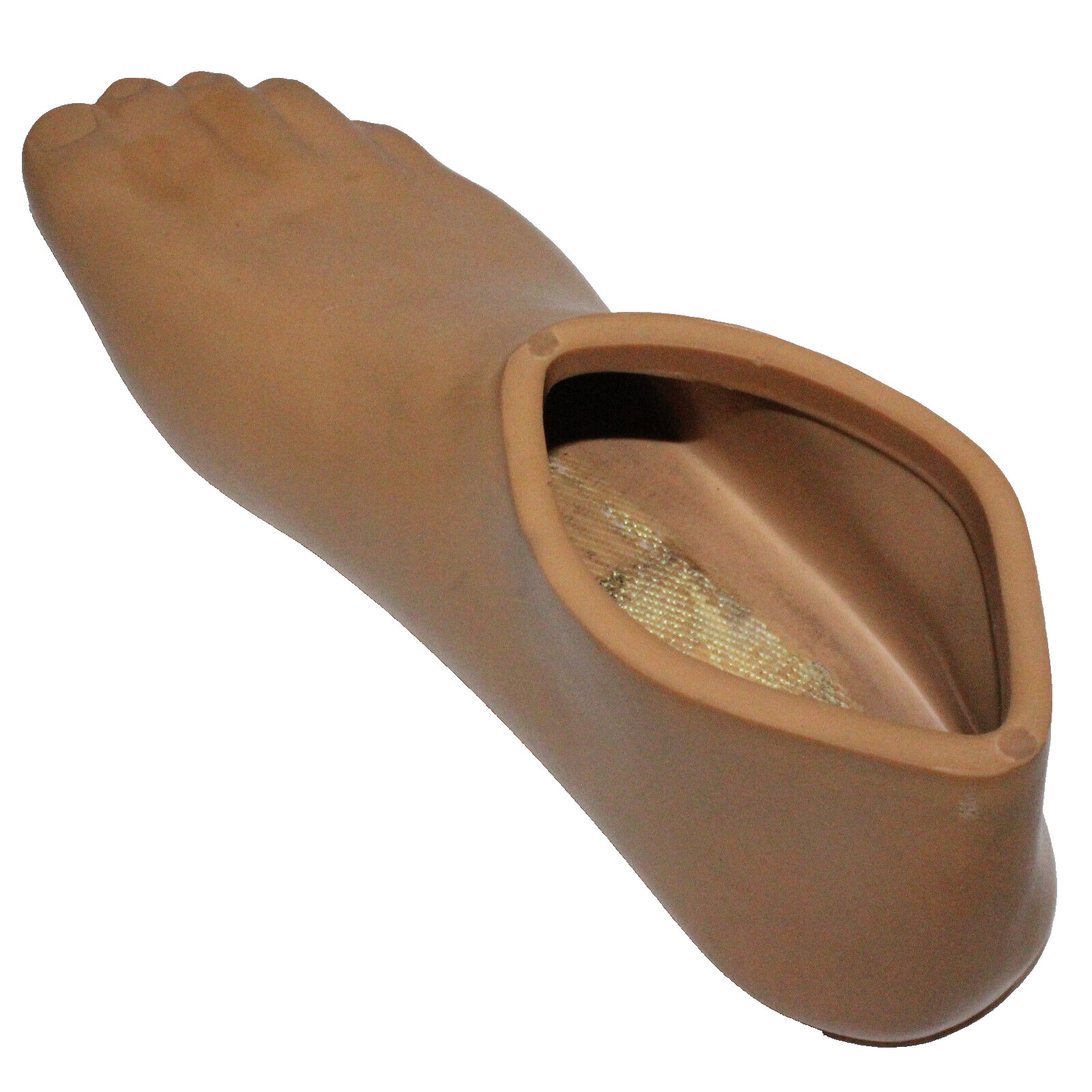VERY NICE OSSUR REFLEX EVO BLADE PROSTHETIC FOOT SHELL RIGHT TAN CAUCASIAN~Sz 30