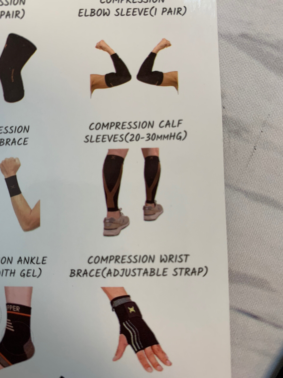 Thx4Copper Compression Calf Sleeve Black/copper Unisex NEW