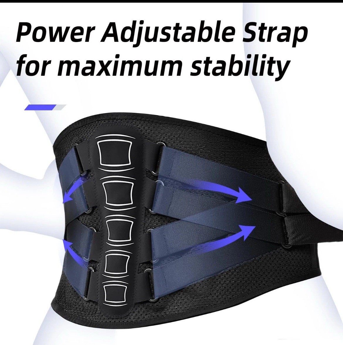 OSK Back Brace for Lower Back Pain Relief w/3D Lumbar PadLumbar Support Belt S