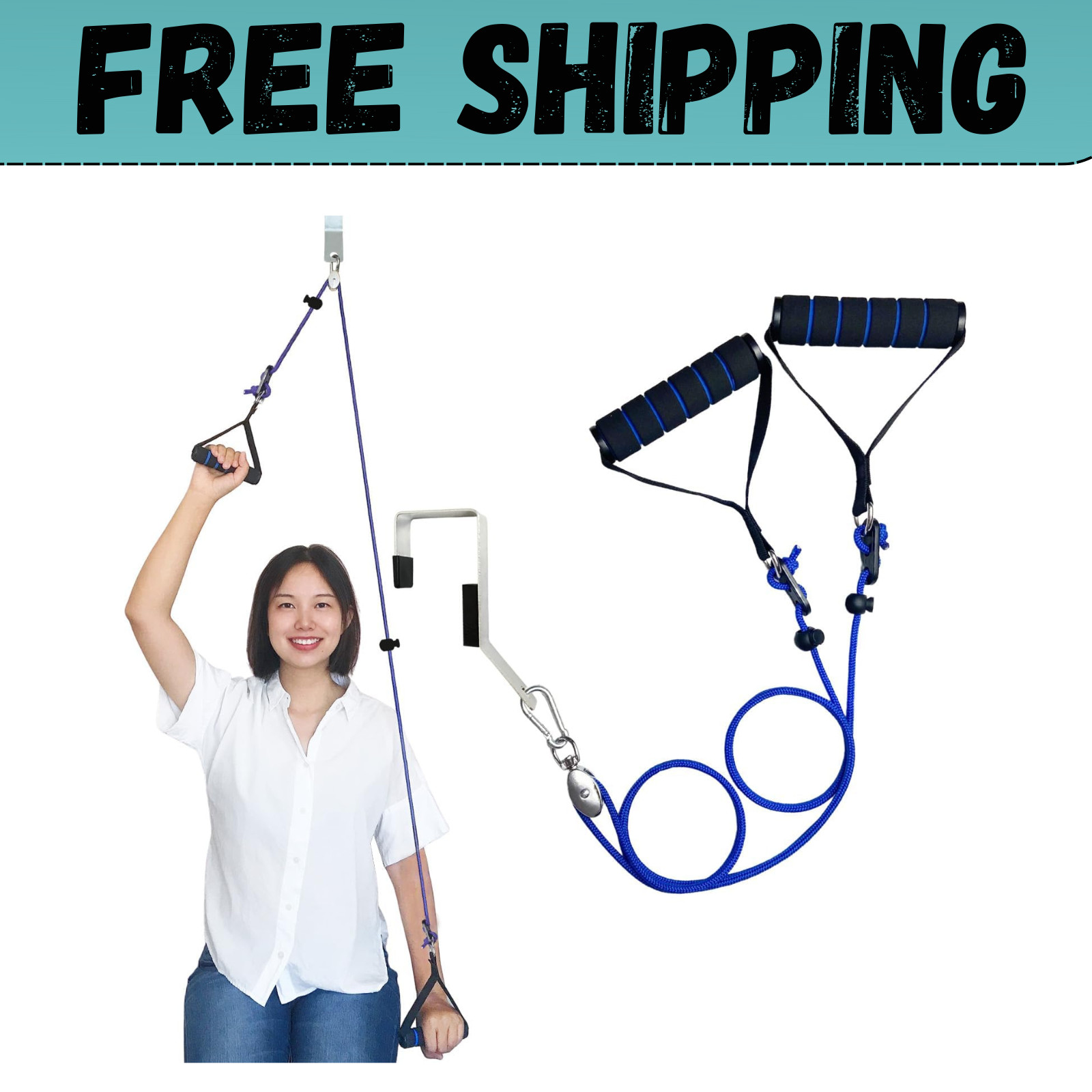 Shoulder Pulley for Physical Therapy Pulleys for Shoulder Rehab over Door