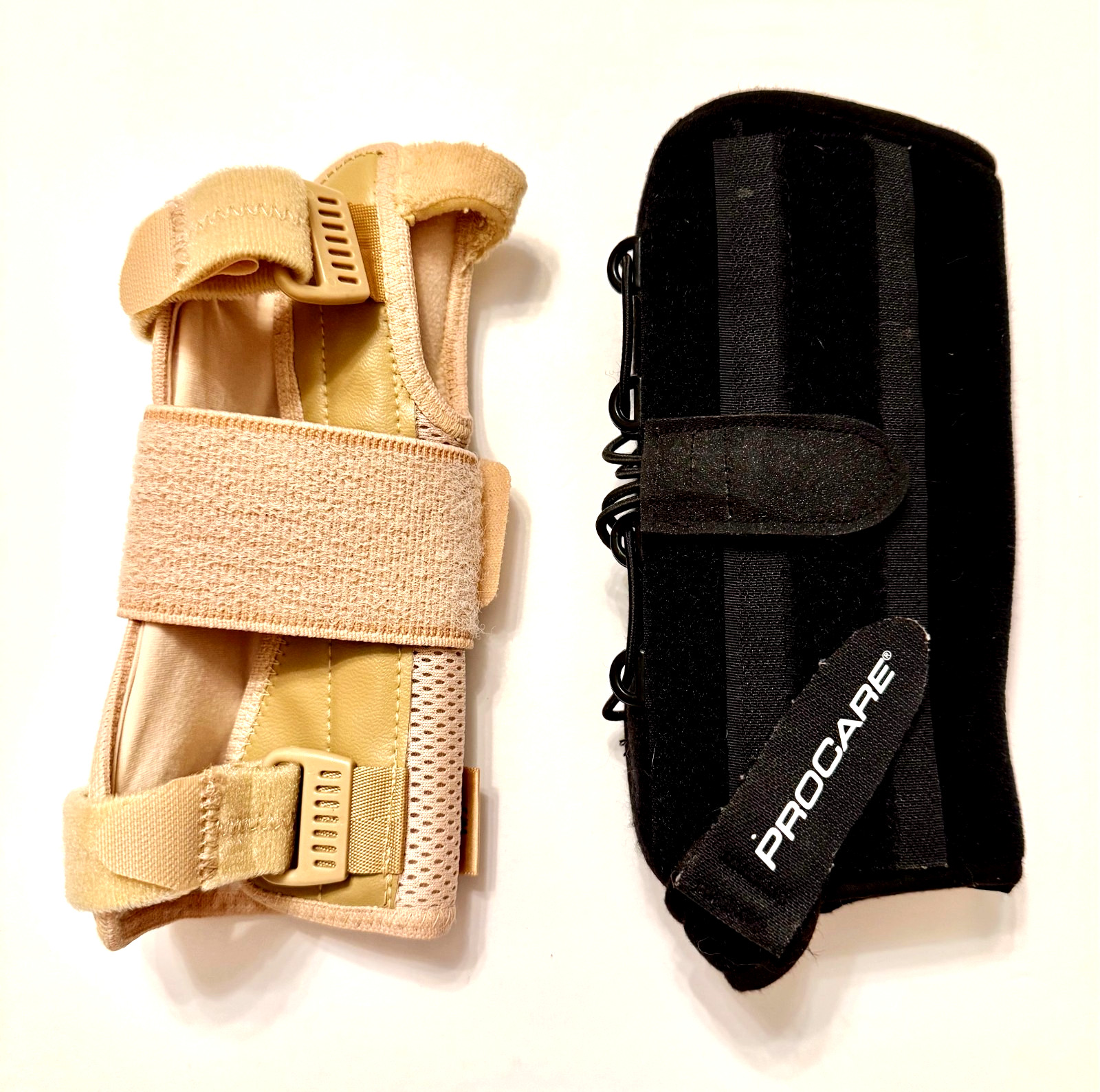 2 Wrist Braces/Hand Splint left arm support FUTURO & PROCARE gently used Sm/Med