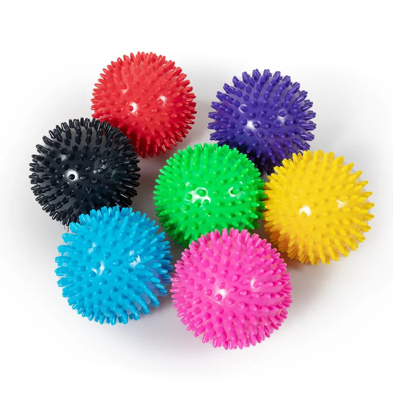 PVC Spiked Massage Ball Trigger Point Fitness Plantar Pain Relief 9cm