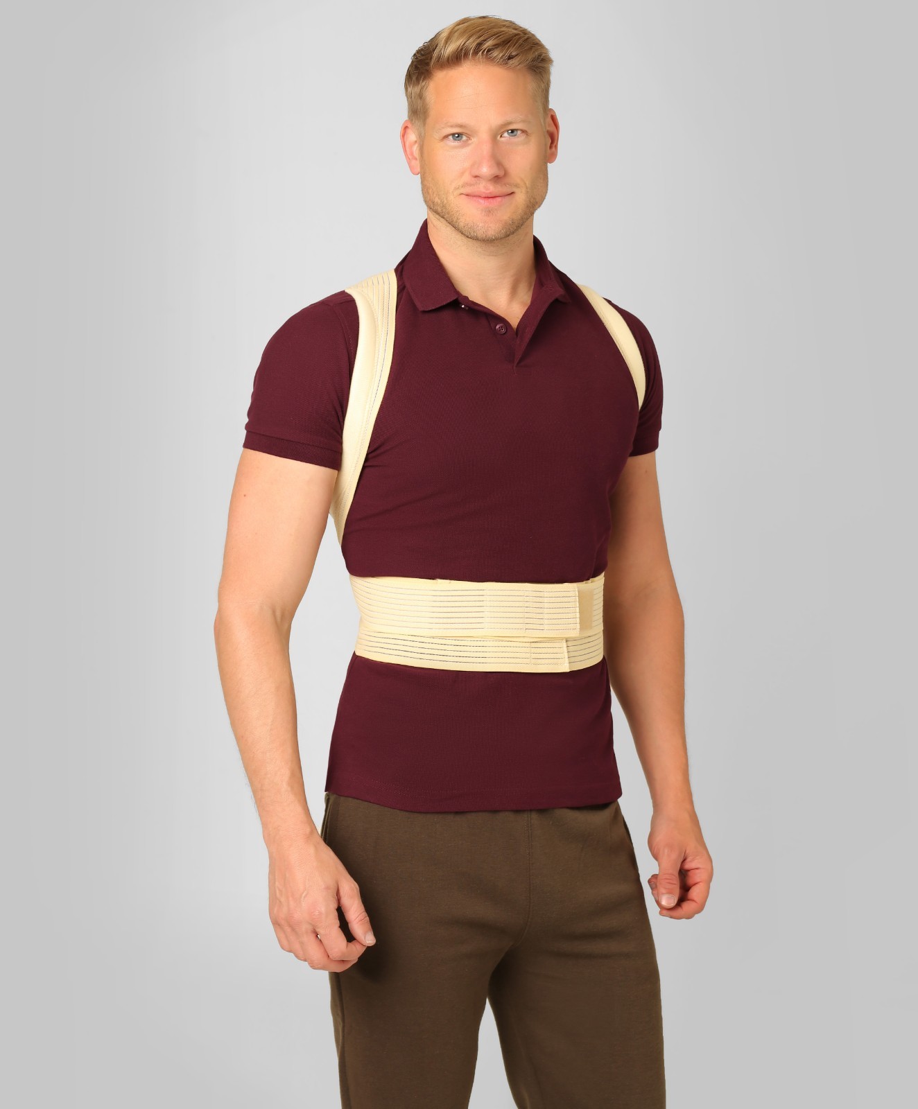 BeFit24 Posture Corrector w/ Metal Inserts | Back Support Brace | Unisex| XS-XL