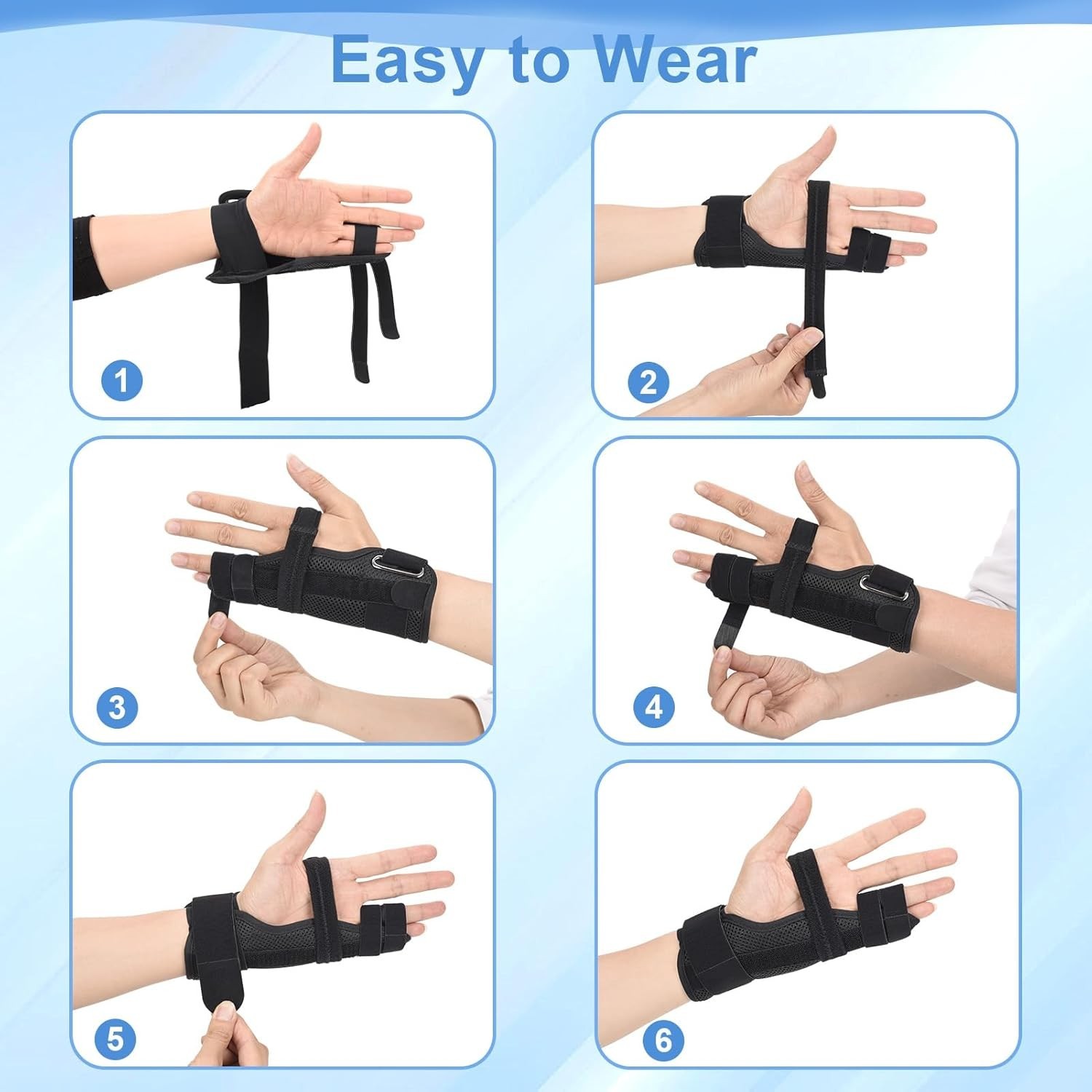 Pinky Finger Splint, 4th or 5th Ring Fingers Splint for Boxer’s Fracture