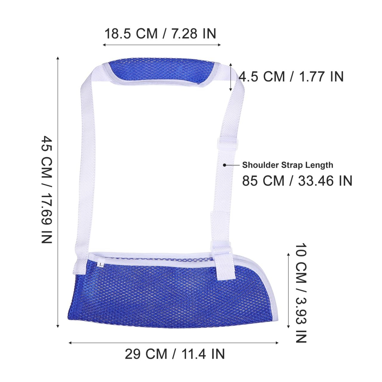 Shoulder Sling Immobilizer, Adjustable Pediatric Size; Brace Elastic Supports…