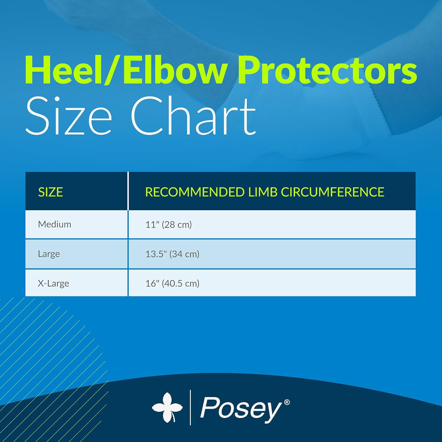 TIDI 6224L Heel and Elbow Protectors with Foam Pads ― Large ― White ― One Pa…