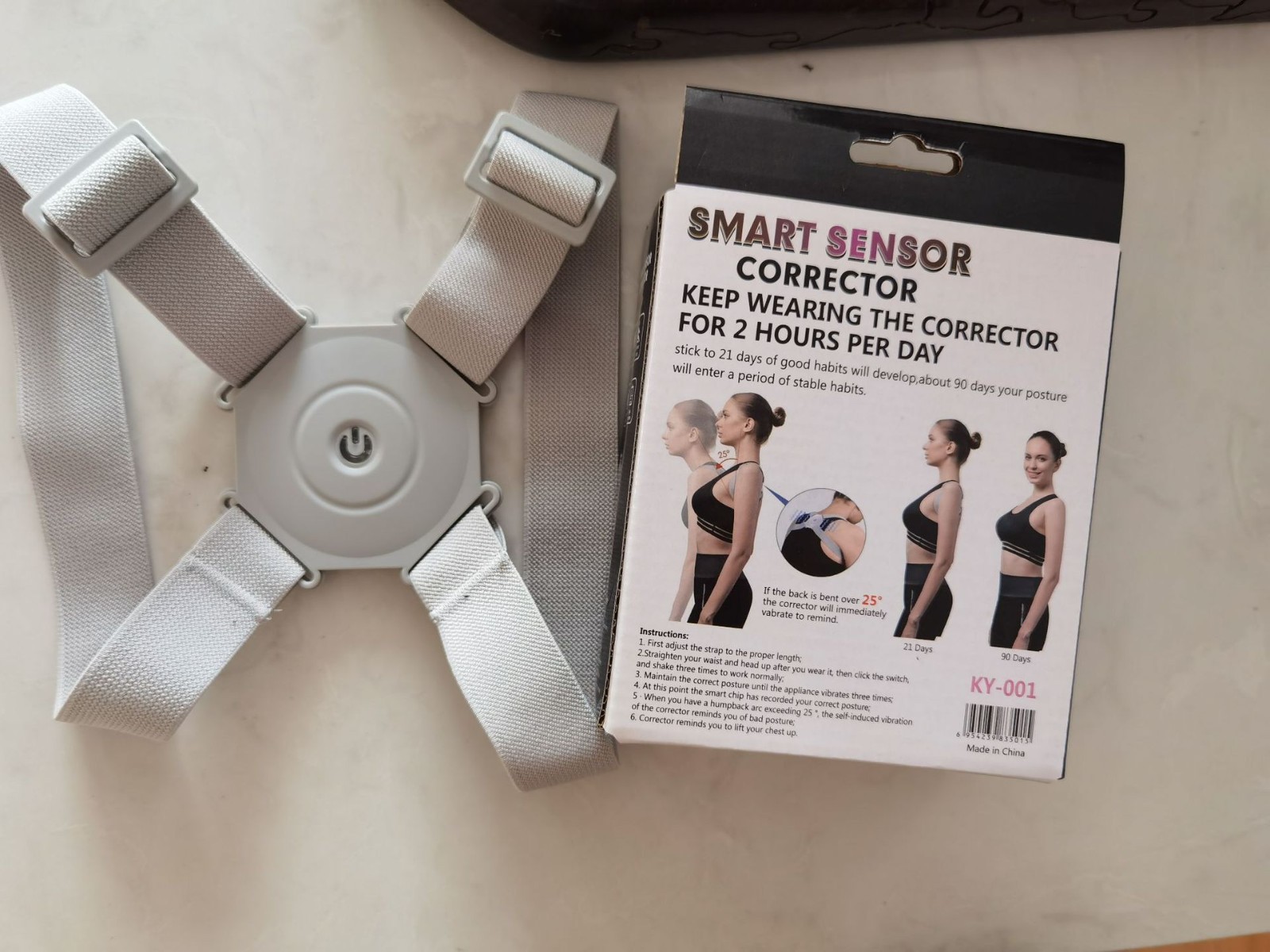 Smart Posture Corrector Adjustable Back & Shoulder Brace