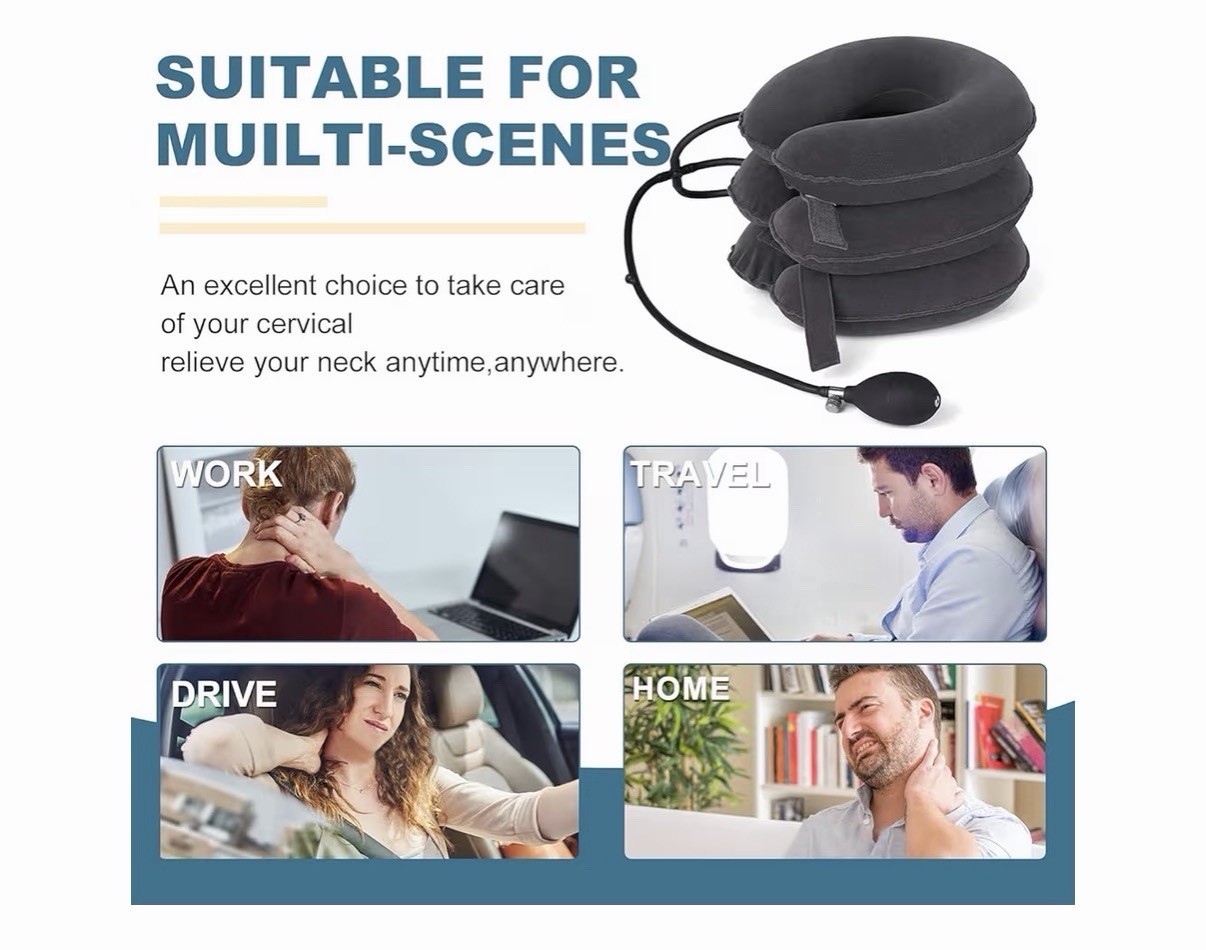 Neck Stretcher, Cervical Traction Device, for Neck Pain Relief, Decompression