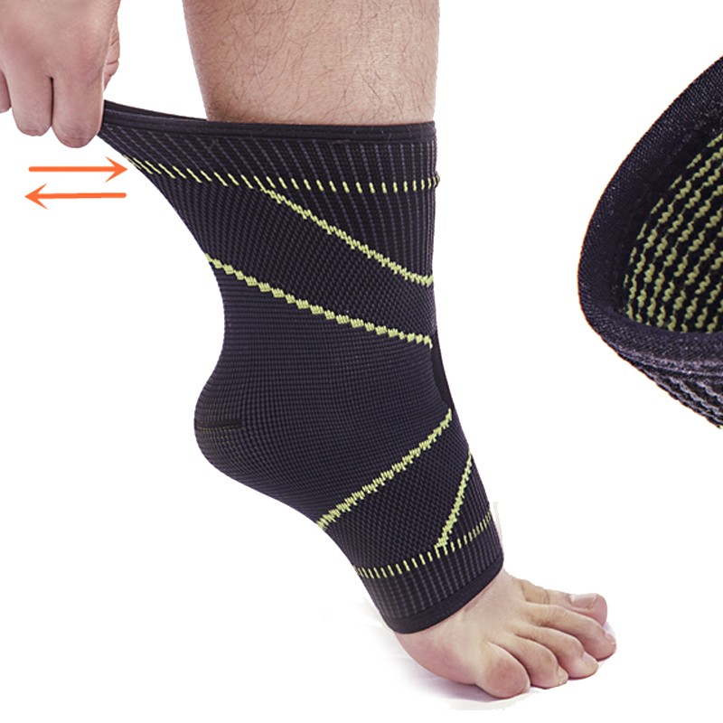 10Pcs Ankle Brace Compression Sleeve Achilles Tendon Swelling Joint Pain Strap