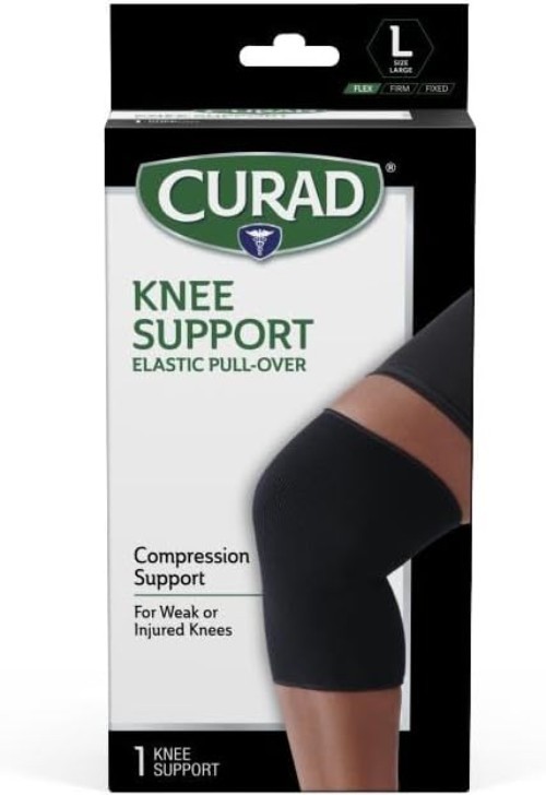 Large CURAD Pull-Over Knee Brace – Compression Support for Sports & Workouts