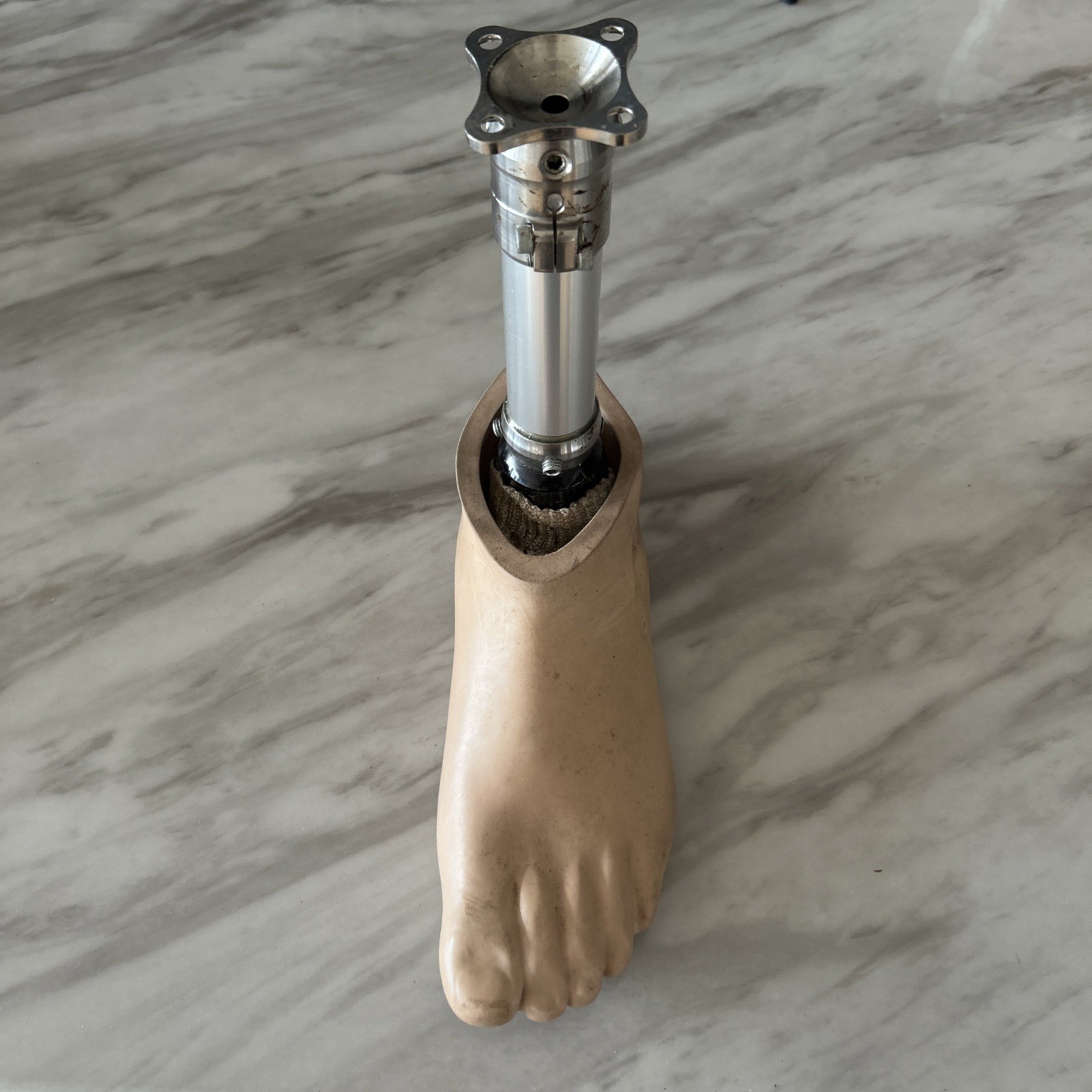 Ottobock Bulldog Adjustable Prosthetic Left Foot W/ Shell Size 28