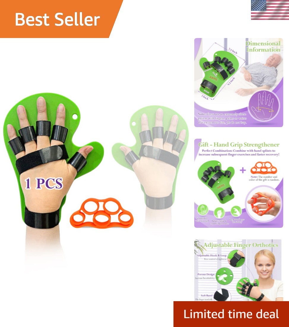 Hand Brace Resting Hand Splint Finger Stroke Recovery Equipment Straightener …