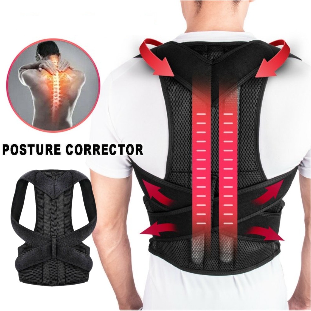 Hunchback Correction and Back Straightener for Pain Relief Brace Belt Men Women