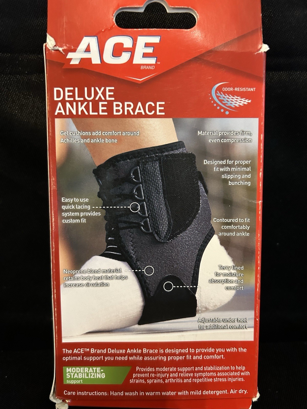 Ace Deluxe Ankle Brace