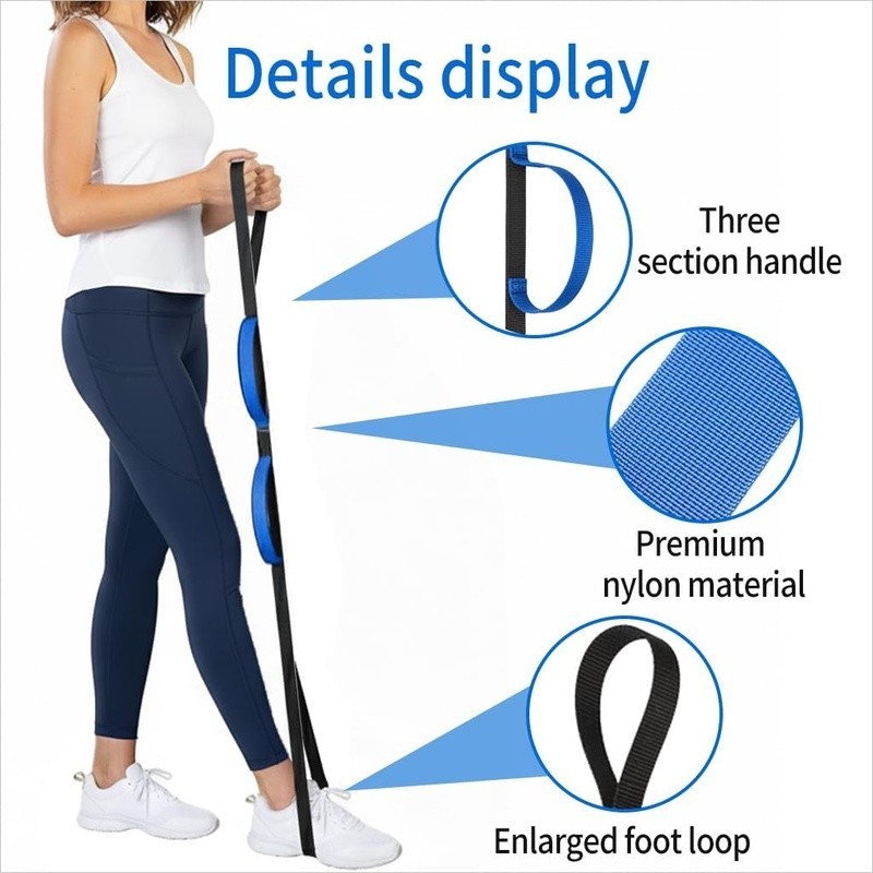 Durable Leg Lifter Strap Portable Double Sided Design Support Aid 1 Pack New