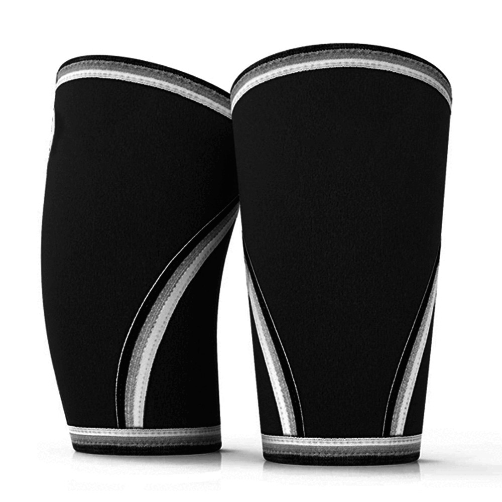 2 Knee Support Compression Sleeve Brace Sport Joint Pain Relief Weight lifting