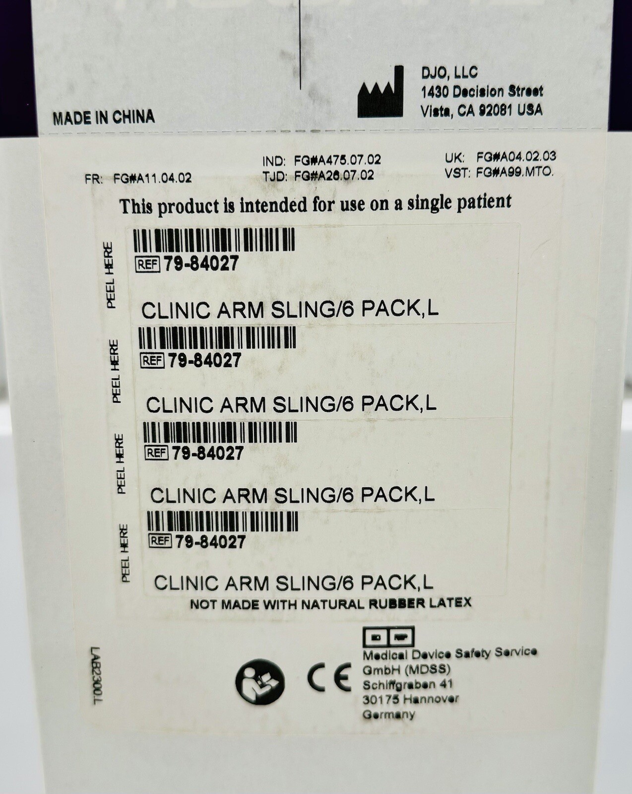 Procare 79-84027 Arm Sling Buckle Closure Right or Left Large – NEW!!!