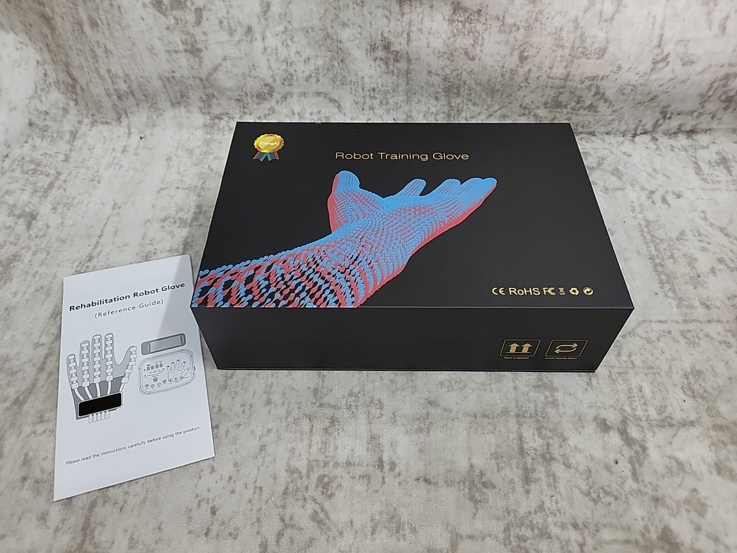 Rehabilitation Glove with Training & Heater Robotic Recovery Assist OPEN BOX