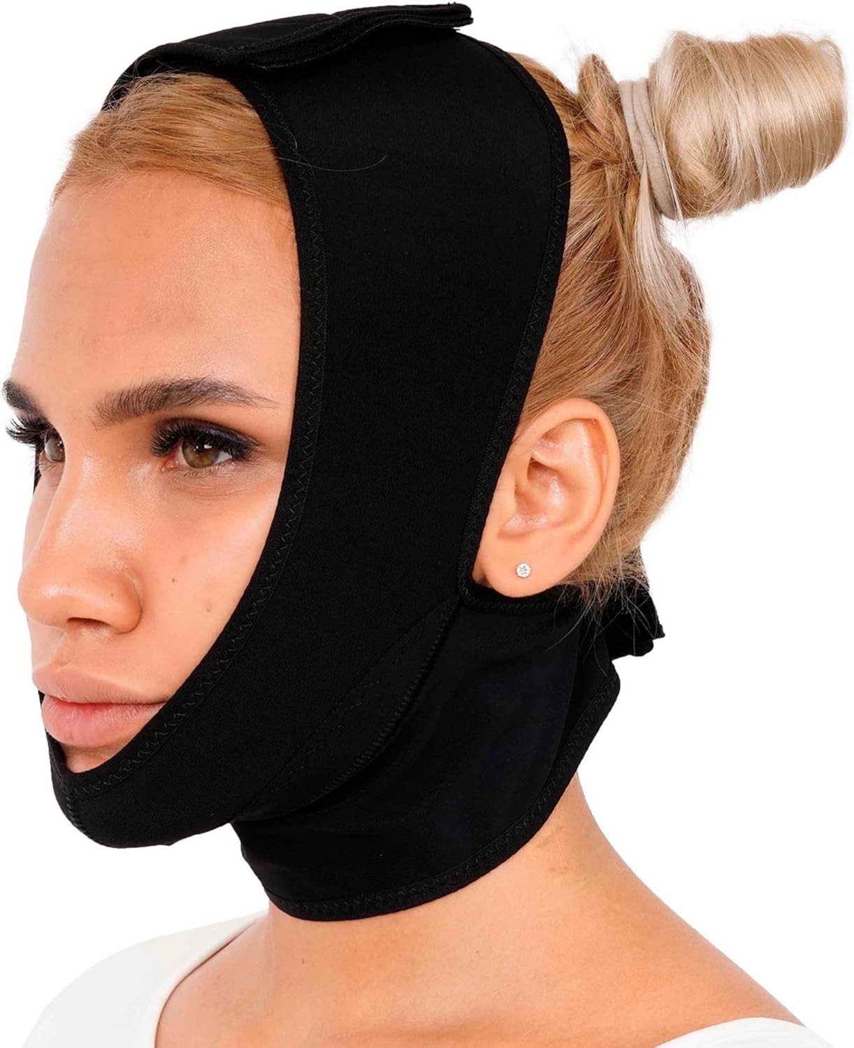 Chin Strap Post Surgical Compression Bandage for Women Face Slimmer Jowl Tigh…