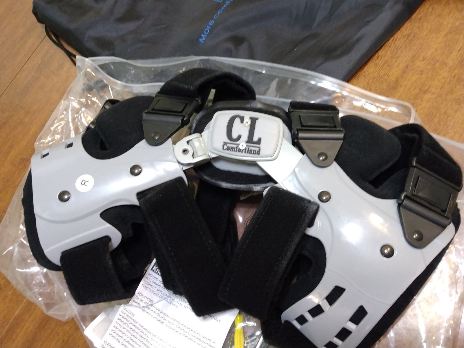 2 Comfortland OA-200-L OA-200-R Knee Brace Left & Right (Pair) With Tools & Bag